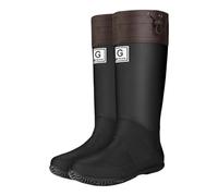 Stivali Antinfortunistica Donna,Alti Stivali da Pioggia Impermeabili Scarpe da Pioggia comode da Donna Stivali di Gomma Scarpe da Giardino Impermeabili Alti Fino al Ginocchio 60 Cm