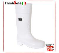 Portwest FW84 S4 Stivali di Sicurezza in Gomma, Unisex - Adulto, SRC, Bianco (Bianco WHR), 37 EU (4 UK)