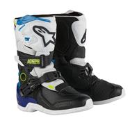 Stivale Bambino TECH 3S KIDS Bianco Blu ALPINESTARS - SU: 13