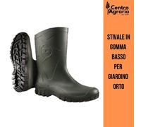 Stivali bassi DUNLOP da lavoro in gomma PVC scarpe impermeabili uomo donna