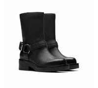 Stivali biker media altezza in pelle Rebelle Up Nero 36