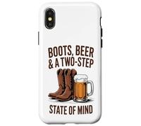 Stivali Birra & Due Passi - Country Line Dancing Western Custodia per iPhone X/XS