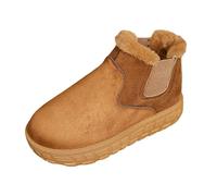 Stivali Chelsea Comode Trekking Donna Antiscivolo, Impermeabili, Antivento Stivaletto Wide Fit con Plateau Stivaletti Corti alla Caviglia da Neve Invernali Pioggia