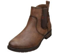 Stivali Chelsea Donna Mustang Cognac Zip Basso Tacco - 40 EU