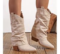 Stivali classici con punta affusolata e tacco chunky, adatti per laurea, balli di fine anno, vacanze, ritorno a scuola, studenti universitari, feste, look alla moda e chic, stile meraviglioso, per fes