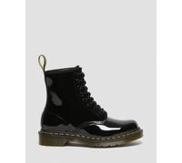Stivali classici Dr. Martens 1460 in pelle verniciata con lacci neri