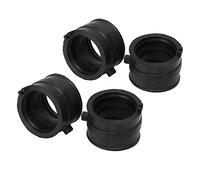 Stivali collettore di aspirazione carburatore 4 pezzi Set di giunti adattatori per carburatore in gomma premium Perfetti per motocicli Steed 400 VRX400T NV600 Shadow VT600C