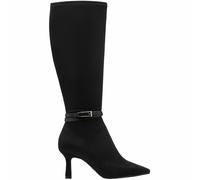Tamaris Damen Long Boot Heel 1-25516-45, Stivali ad Altezza Ginocchio Donna, Nero, 41 EU