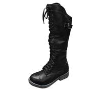 Stivali con Zeppa Stivaletti Donna con Tacco A Spillo Stivaletti Bassi Donna Stivali Moto Donna Impermeabile Texani Stivali al Ginocchio Donna con Tacco Stivali Donna Fango Che