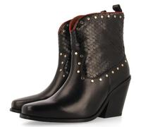 STIVALI COWBOY IN PELLE CON TACCO SAGERBY