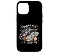 Stivali Cowgirls & Bling È una cosa da cowgirl arte occidentale Custodia per iPhone 12/12 Pro
