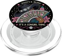 Stivali Cowgirls & Bling È una cosa da cowgirl arte occidentale PopSockets PopGrip per MagSafe