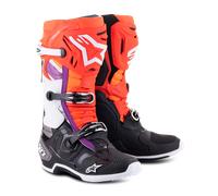 Stivali Cross Alpinestars Tech 10 Nero/Rosso/Fluo Arancio47 Nero,Rosso,Fluo Arancio