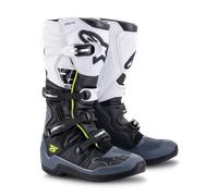 Alpinestars Tech 5 Stivali motocross, nero-grigio-bianco, taglia 52 per maschi