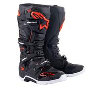 Stivali cross Alpinestars Tech 7 Enduro Nero Rosso Fluo 14