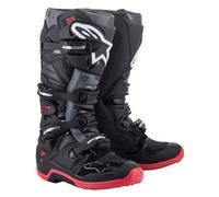 Stivali cross Alpinestars TECH 7 Nero Cool Grigio Rosso