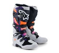 Stivali Cross Alpinestars Tech 7 Nero/Grigio/Arancio/Magenta42 Nero,Grigio,Arancio,Magenta