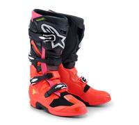 Stivali Cross Alpinestars Tech 7 Nero/Rosso Fluo/Rosa Fluo44,5 Nero,Rosso Fluo,Rosa Fluo
