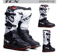 STIVALI CROSS ENDURO TCX X-BLAST BLACK WHITE RED