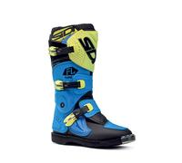STIVALI CROSS SIDI BAMBINO FLAME BLU YELLOW