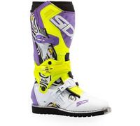 Stivali Cross Sidi Crossair Hdend BB002 Bianco Giallo Viola 41