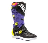 Stivali Moto Off-Road Uomo Sidi CROSSFIRE 3 SRS Violet Black Fluo Yellow Taglia:42
