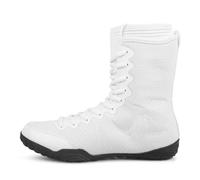Stivali da Boxe Unisex, Calzature per Bodybuilding da Wrestling per Scarpe da Boxe, Scarpes per Arti Marziali per Bambini, Giovani, Adulti (White,43.5)