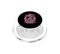 Stivali da cactus con stampa mucca cowgirl occidentale per 2° compleanno PopSockets PopGrip per MagSafe