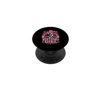 Stivali da cactus con stampa mucca cowgirl occidentale per 3° compleanno PopSockets PopGrip Adesivo