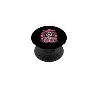 Stivali da cactus con stampa mucca occidentale per 9° compleanno, da ragazza PopSockets PopGrip Adesivo