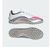 Stivali da calcio F50 Messi Club per erba sintetica Cloud White / Lucid Red / Silver Metallic 41 1/3