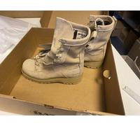 Stivali da combattimento Bates 03-D-0321 US Army Desert Tan scamosciati tela ...