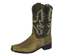 Stivali da cowboy da donna con tacco largo al polpaccio a metà polpaccio western slip on boot retrò caldo country festival scarpe eleganti stivaletti ricamati cuciture scarpe da sposa scarpe casual