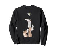 Stivali da Cowboy Occidentali e Vetro Martini e Olive su Rosa Felpa