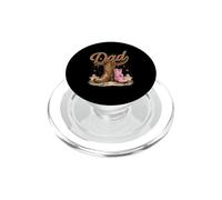 Stivali da cowboy papà della figlia occidentale padre ragazza paese PopSockets PopGrip per MagSafe