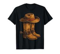 Stivali da Cowboy Texas Western Southern Country Wild West Rodeo Maglietta