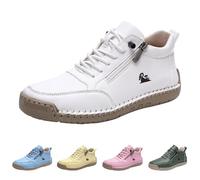 Stivali da donna in pelle, realizzati a mano, stile coppia, per attività all'aria aperta, minimalista, traspiranti, antiscivolo, casual, a piedi nudi, per camminare, escursioni, sneaker, guida, con