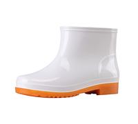 Stivali da donna taglia 9 scarpe estive da esterno stivali antipioggia da donna, bianco, 38.5 EU