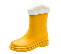Stivali da Donna Wellington Impermeabili Chelsea Boots con Suola Antiscivolo Stivaletti Pioggia Slip On Comode Scarpe Gomma Leggeri Giardiniere