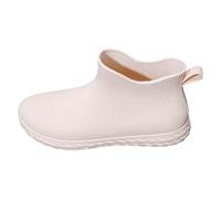 Stivali da Donna Wellington Moda Antivento Slip On Giardino Stivaletti Pioggia Di Gomma Con Tacco Basso Antiscivolo Rain Boots per Esterni, e Cortile