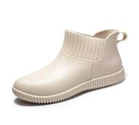 Stivali da Donna Wellington Scarpe Giardino Slip on Stivaletti Pioggia Antivento per Esterno E