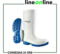 Stivali da lavoro Dunlop Purofort CA61131 S4 impermeabili antiscivolo bianchi