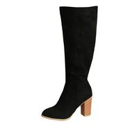 Stivali da Montagna Donna Boots Antiscivolo Pioggia Alti Comodo Camminata Western Stivaletti All'Aperto Foderato Caldo