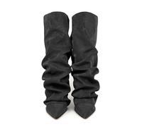 Stivali da Montagna Donna Stivaletti Morbidi Tacco Basso Antiscivolo, Impermeabili, Antivento con Tubo Neve Scarpe Outdoor Invernali Comodi e Pioggia