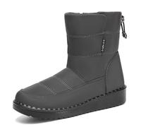 Stivali da Montagna Donna Stivaletti Morbidi Tacco Basso Pioggia Alti Casual Scarpe Sportive Scarponcini Invernali Calda Comodi e per Casa Interno Esterno