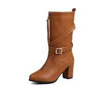 Stivali da Montagna Donna Stivaletti Platform Scarponcini Antiscivolo, Impermeabili, Antivento Leggere Comode Corti alla Caviglia Invernali Comodi e Morbidi Pioggia