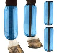 Stivali da mosca equini - Coprigambe in rete da 40 centimetri, set da 4 avvolgenti protettivi per , protezione leggera anti-insetti con design confortevole per il flusso d'aria | Uso stabile pe