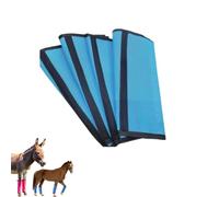 Stivali da Mosca in Rete per Cavalli Set di 4,Horse Fly Boots | Protezioni per Gambe di Cavallo in Rete Traspirante Protezioni per Gambe di Cavallo, Fasce protettive per Gambe di Cavallo