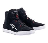 Stivali da moto Alpinestars Chrome nero-grigio-rosso fluo 43