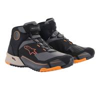 Stivali da moto Alpinestars CR-X Drystar nero-marrone-arancione 42
